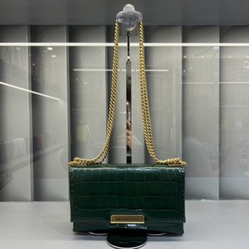 발렌시아가 TRIPLET 트리플렛 이펙트 레더 숄더백