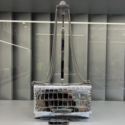 발렌시아가 TRIPLET 트리플렛 이펙트 레더 숄더백