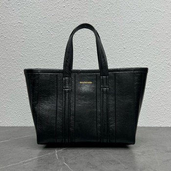 발렌시아가 바베스 스트라이프 토트백 28cm