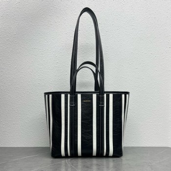 발렌시아가 바베스 스트라이프 토트백 32cm