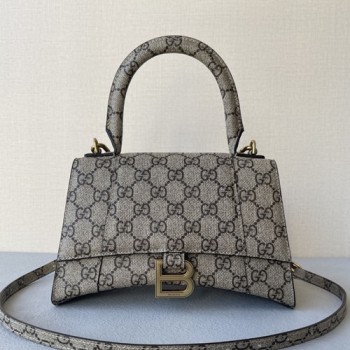 발렌시아가×구찌 콜라보 HOURGLASS 아워글래스 탑핸들백