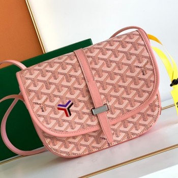 고야드 플뤼메 한정판 리미티드 벨베데르 크로스백 PM 파우더핑크