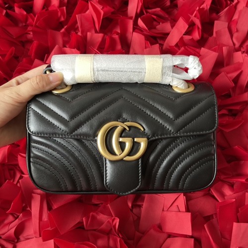 구찌 446744 마몬트 마틀라세 미니백 22cm