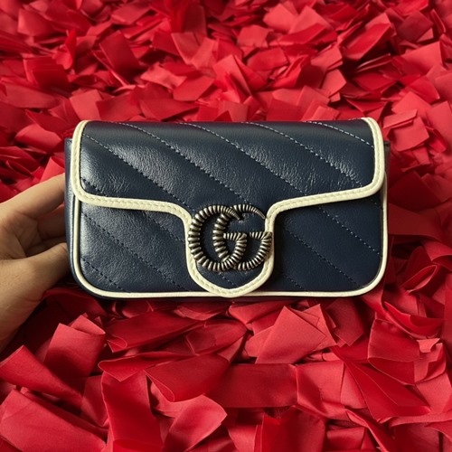 구찌 476433 마몬트 마틀라세 슈퍼 미니백 16.5cm