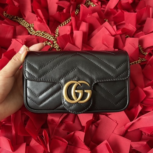 구찌 476433 마몬트 마틀라세 슈퍼 미니백 16.5cm