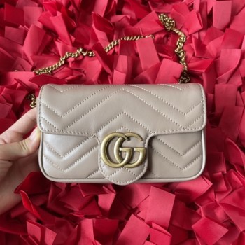 구찌 476433 마몬트 마틀라세 슈퍼 미니백 16.5cm