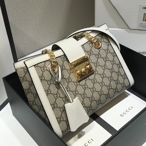 구찌 498156 패들락 GG 수프림 캔버스 숄더백