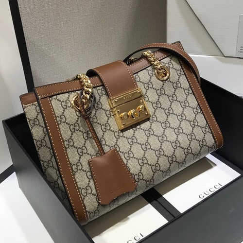 구찌 498156 패들락 GG 수프림 캔버스 숄더백