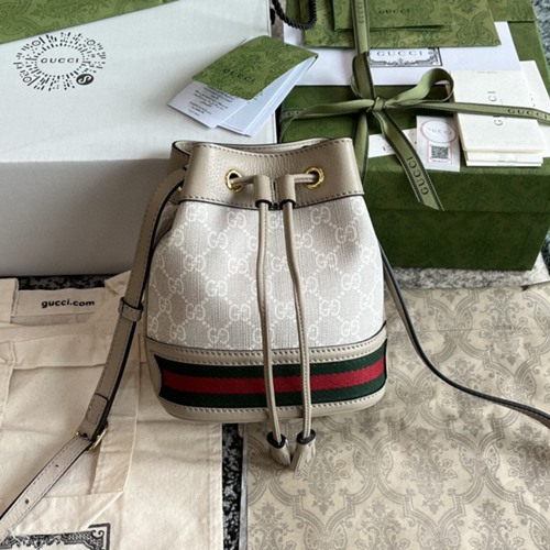 구찌 550620 오피디아 GG 수프림 미니 버킷백