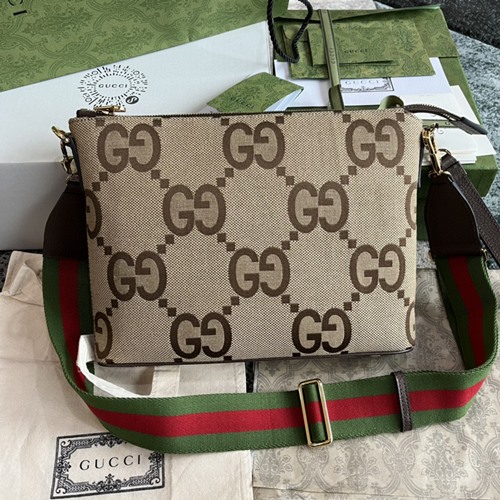 구찌 699130 점보 GG 메신저 크로스 숄더백