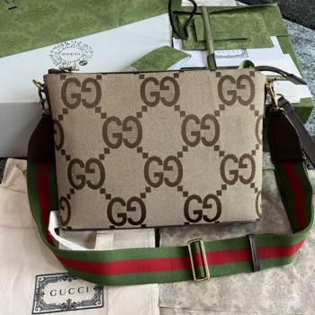 구찌 699130 점보 GG 메신저 크로스 숄더백