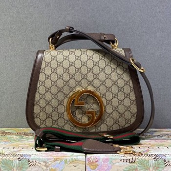 구찌 699210 블론디 라운드 인터로킹 G 미디움 숄더백