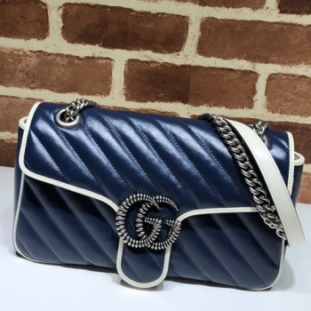 구찌 GG 마몬트 마틀라세 체인백 26cm