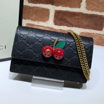 구찌 GG 수프림 미니 체인백