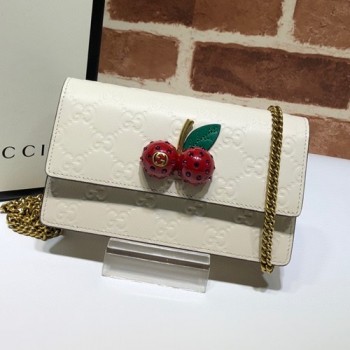 구찌 GG 수프림 미니 체인백