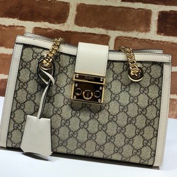 구찌 GG 수프림 패드락 숄더백