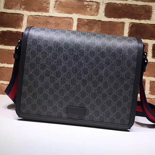 구찌 GG 수프림 플랩 메신저백