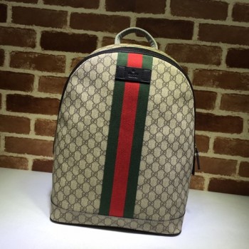 구찌 GG 웹밴드 수프림 삼선 백팩