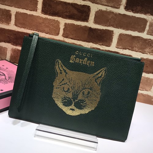 구찌 가든 앵그리캣 클러치백