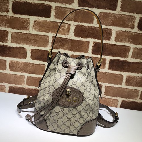 구찌 네오 빈티지 GG 수프림 버킷 백팩