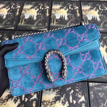 구찌 디오니소스 벨벳 체인 숄더백