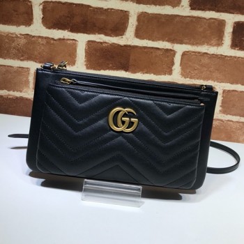 구찌 마몬트 마틀라세 클러치 겸 크로스백