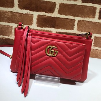 구찌 마몬트 마틀라세 클러치 겸 크로스백