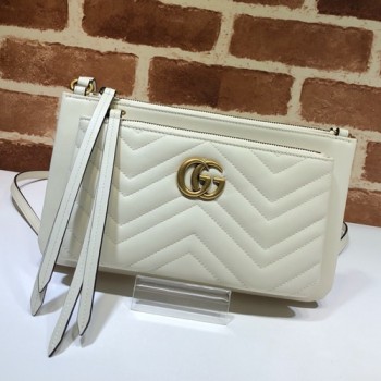 구찌 마몬트 마틀라세 클러치 겸 크로스백