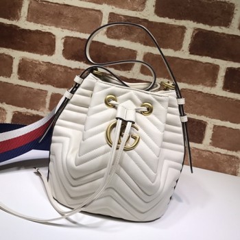 구찌 마몬트 쉐브론 버킷백