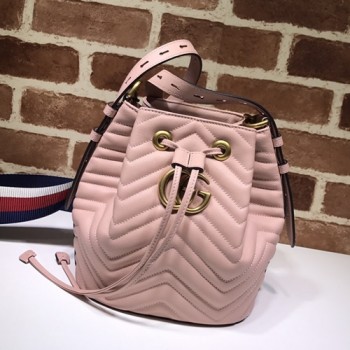 구찌 마몬트 쉐브론 버킷백