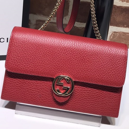 구찌 인터로킹 미니 체인백