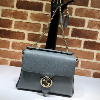 구찌 인터로킹 탑핸들 숄더백