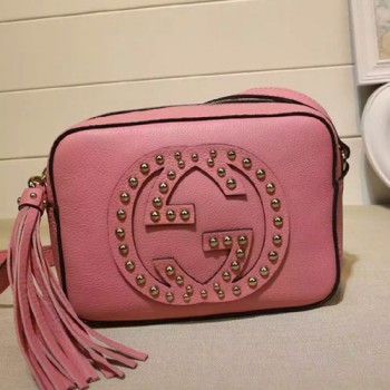 구찌 카프래더 스터드장식 디스코백