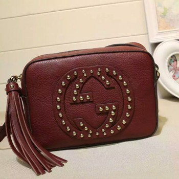 구찌 카프래더 스터드장식 디스코백