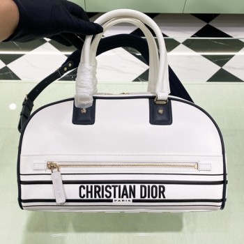 디올 VIBE BOWLING 미디엄 집업 볼링백