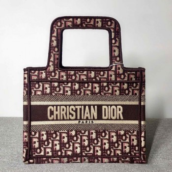 디올 오블리크 북 토드백 23cm