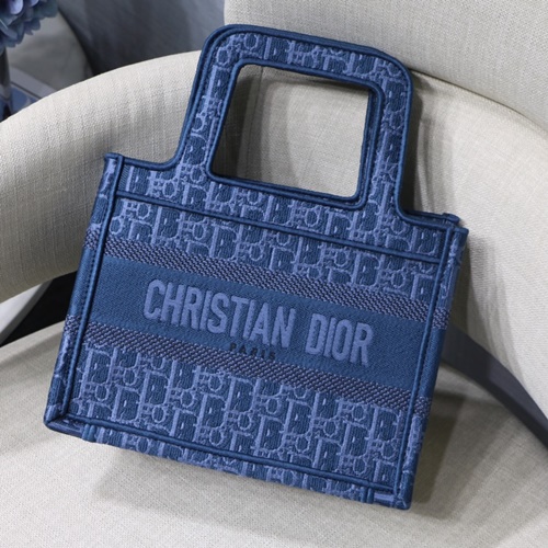 디올 오블리크 북 토드백 23cm