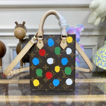 루이비통 × 야요이쿠사마 LV × YK 쁘띠 삭 플라
