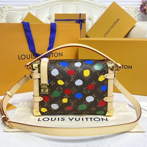 루이비통 × 야요이쿠사마 LV × YK 사이드 트렁크백