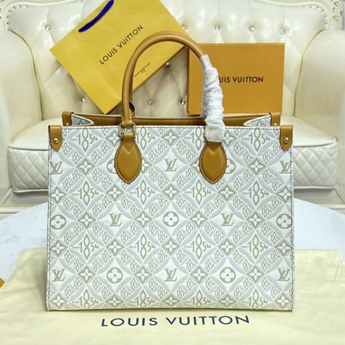 루이비통 Since 1854 자카드 텍스타일 온더고 MM