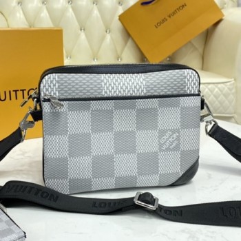 루이비통 다미에 그라파이트 3D 캔버스 트리오 메신저