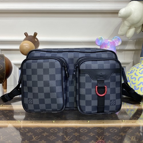 루이비통 다미에 캔버스 유틸리티 메신저백