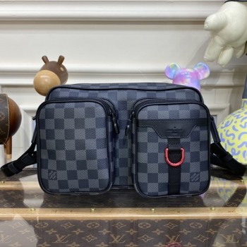 루이비통 다미에 캔버스 유틸리티 메신저백