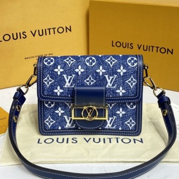 루이비통 데님 도핀 PM