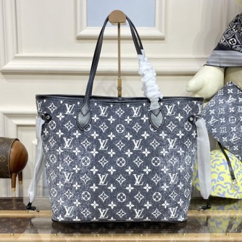 루이비통 모노그램 그레이 데님 네버풀