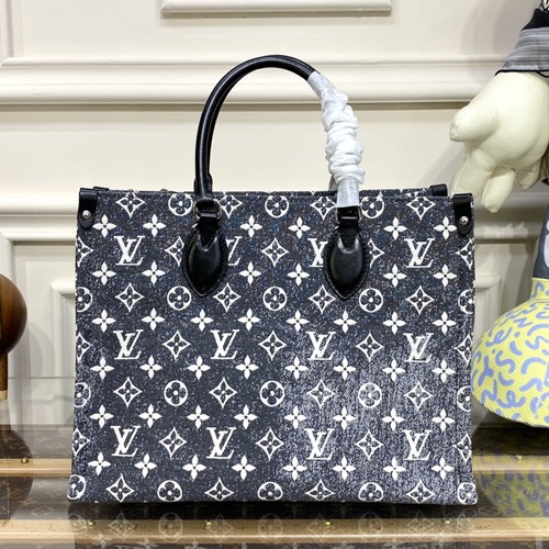 루이비통 모노그램 그레이 데님 온더고 MM