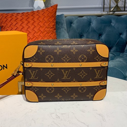 루이비통 모노그램 소프트 트렁크 파우치 클러치백