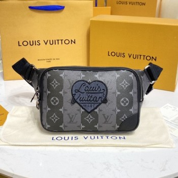 루이비통 모노그램 스트라이프 니고 이클립스 뉴 슬링백