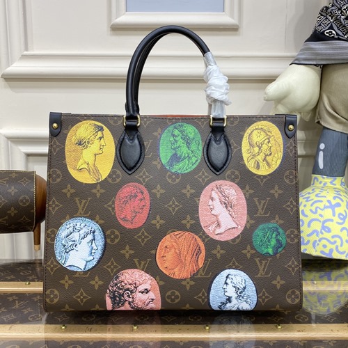 루이비통 모노그램 카메오 프린티드 캔버스 온더고 MM