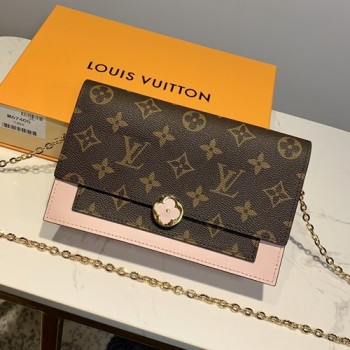 루이비통 모노그램 플로르 체인 월릿